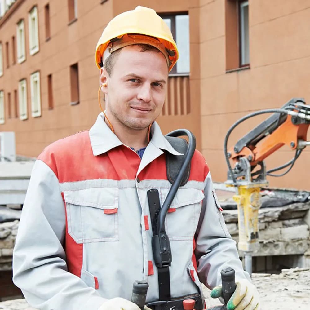 BUILDER-240 — Tecidos de algodão para Vestuário de Trabalho — on garment
