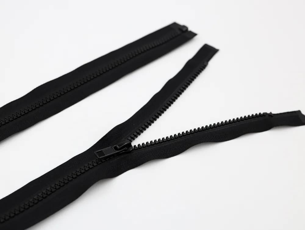 Vislon zipper one way open end — Zamki błyskawiczne — detail