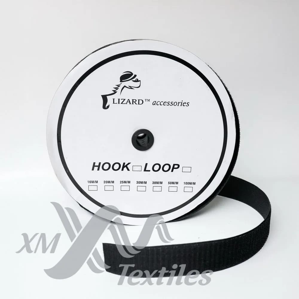 20mm Velcro Tape (25m Roll) — Black Hook, 20 mm — detail