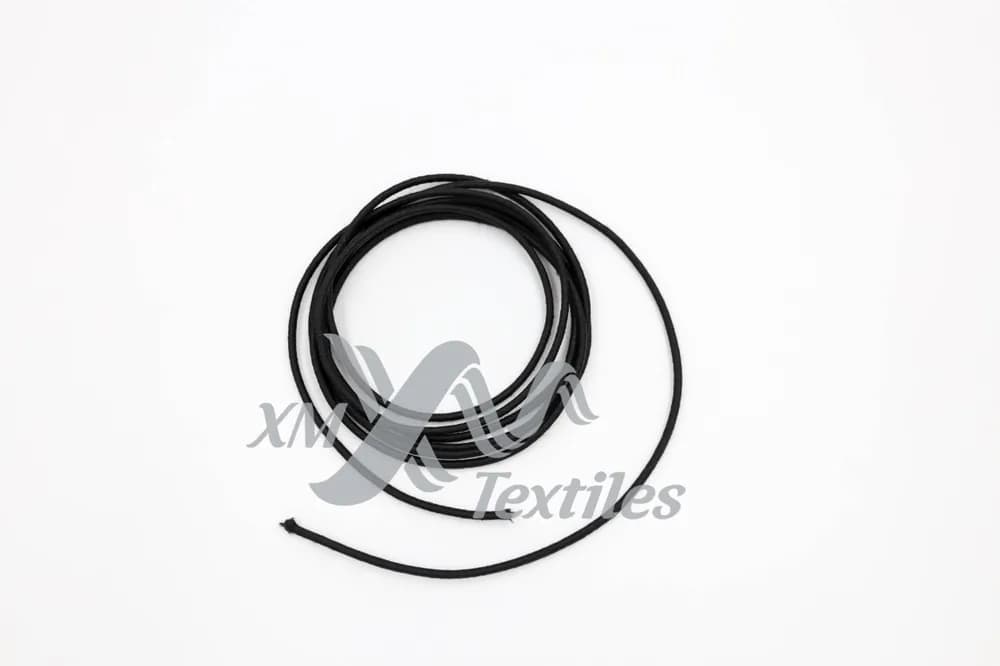 Braided rubber 3mm — Black, 3 mm — detail