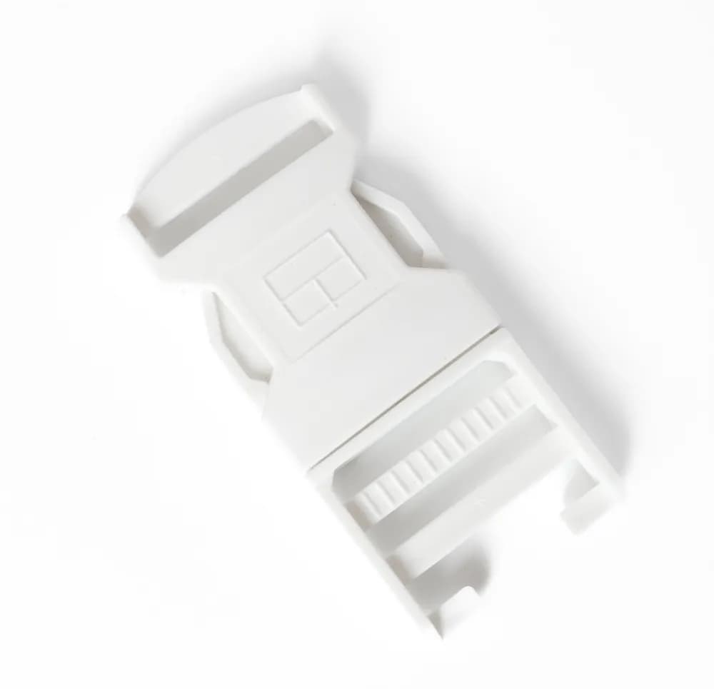 Buckle 30mm, LM30 (100pc/packs) — White, 30 mm — detail