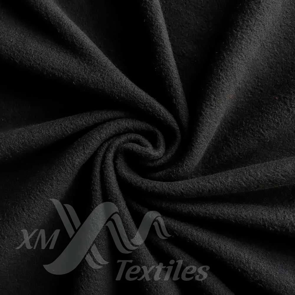 POLAR FLEECE-270N — Black #1, 150 ± 2 cm — detail