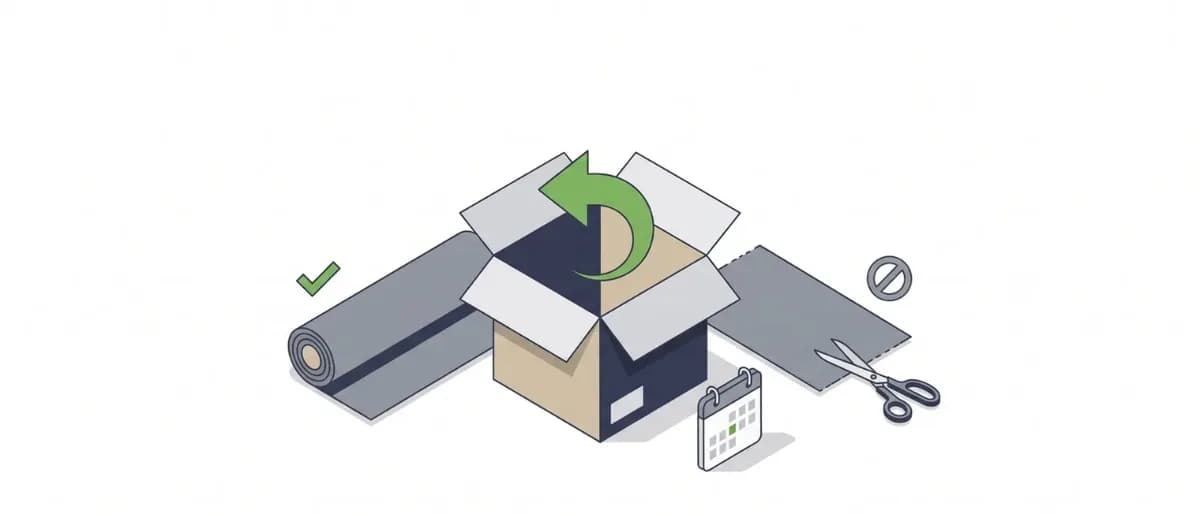 Cover illustration for Returns & the Cut-Fabric Exception