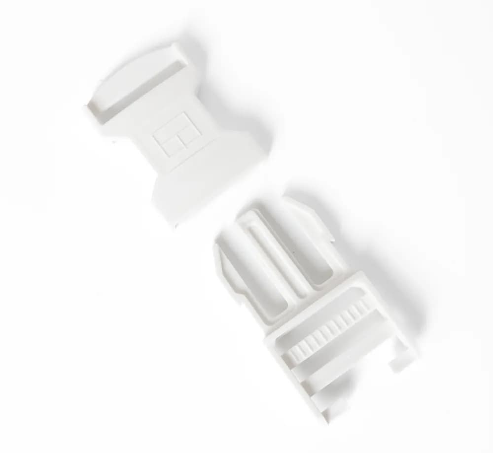 Buckle 30mm, LM30 (100pc/packs) — White, 30 mm