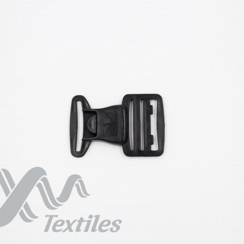 Buckle FR 40mm, FR LMQ40 Black, (100pc/packs)