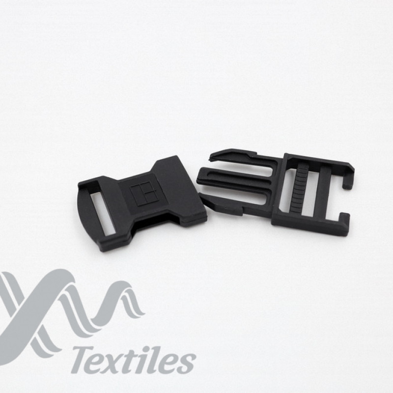 Buckle FR 30mm, LM30 BLACK (100pc/packs)