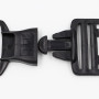 Buckle FR 40mm, FR LMQ40 Black, (100pc/packs)